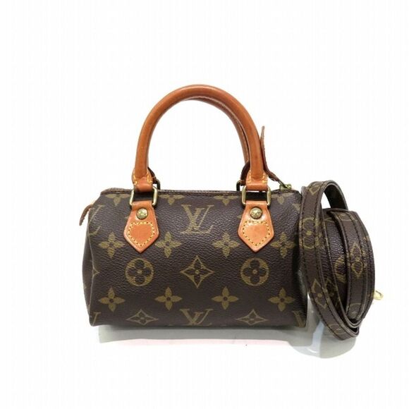 Louis Vuitton Monogram Mini Speedy Shoulder Bag - Picture 1 of 9